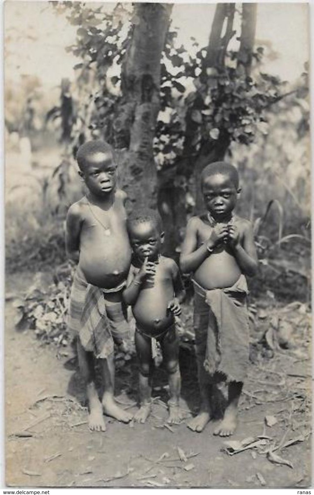 CPA Congo Belge Afrique Noire Carte Photo Non Circulé Type - Congo Belge