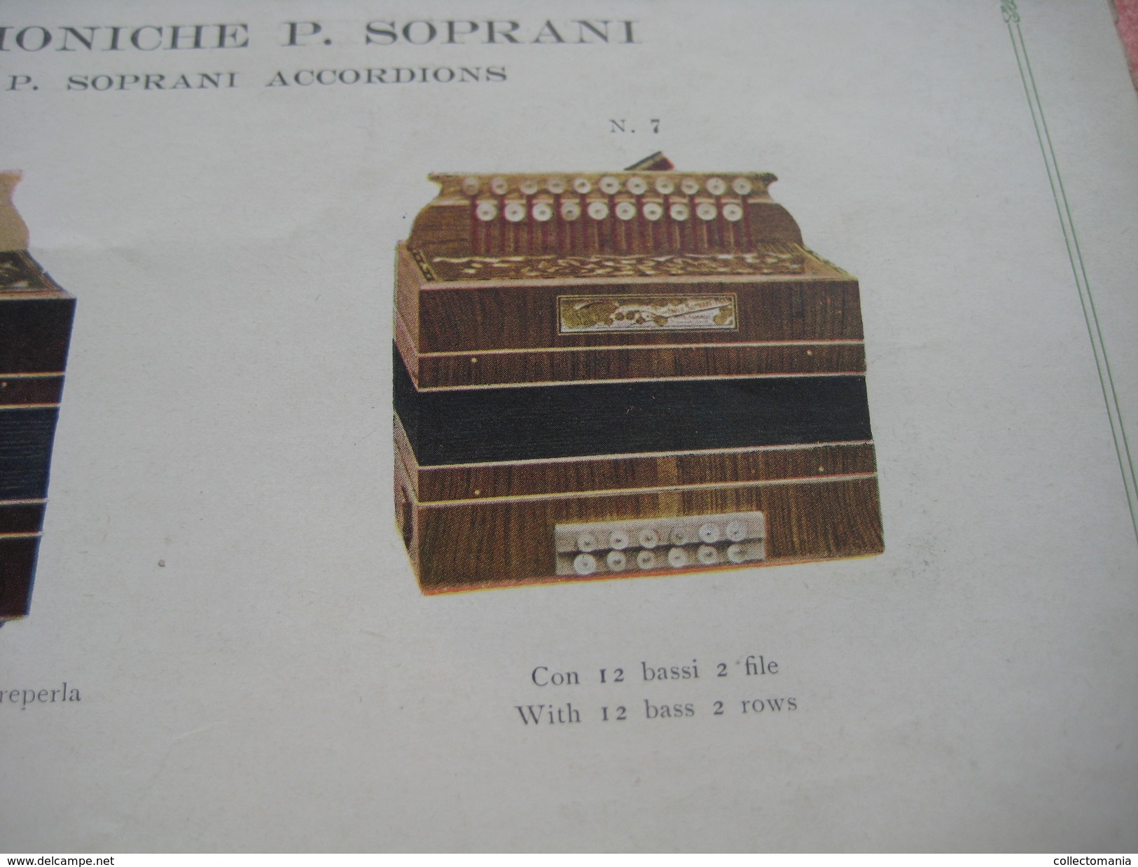 2 catalogues  ACCORDEON ARMONICHE CAIRDIN Accordion  - Meinel & Herold Klingnthal - PIETRO FORTE Paolo Soprani & Figli