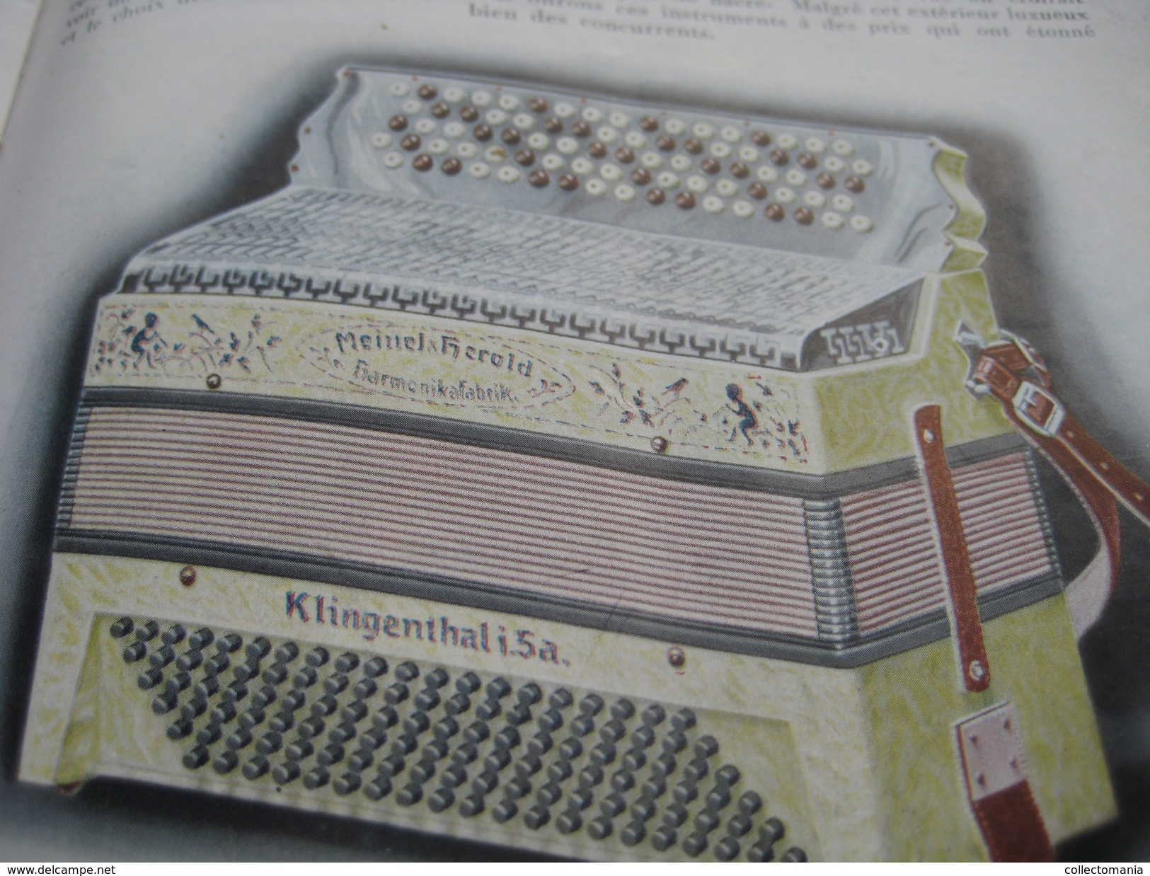 2 catalogues  ACCORDEON ARMONICHE CAIRDIN Accordion  - Meinel & Herold Klingnthal - PIETRO FORTE Paolo Soprani & Figli