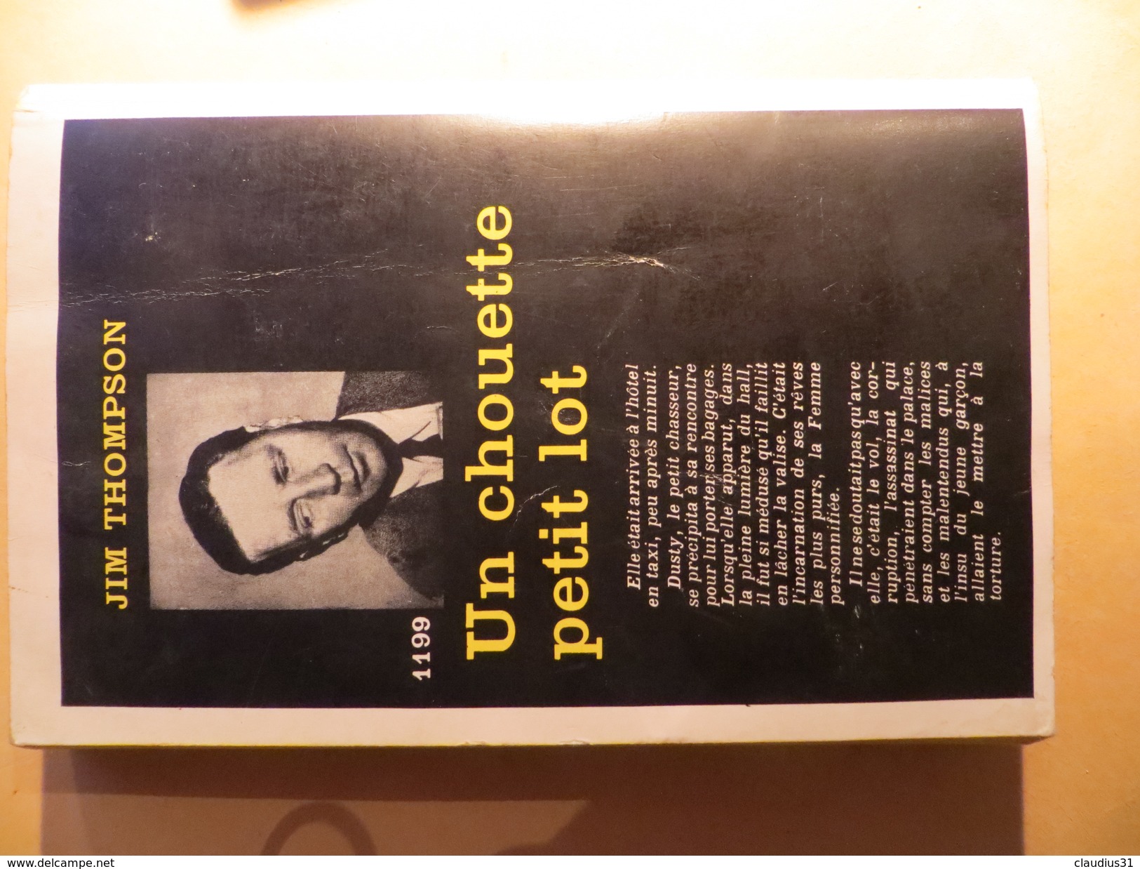 Série Noire N°1199 Un Chouette Petit Lot Jim Thompson - Série Noire