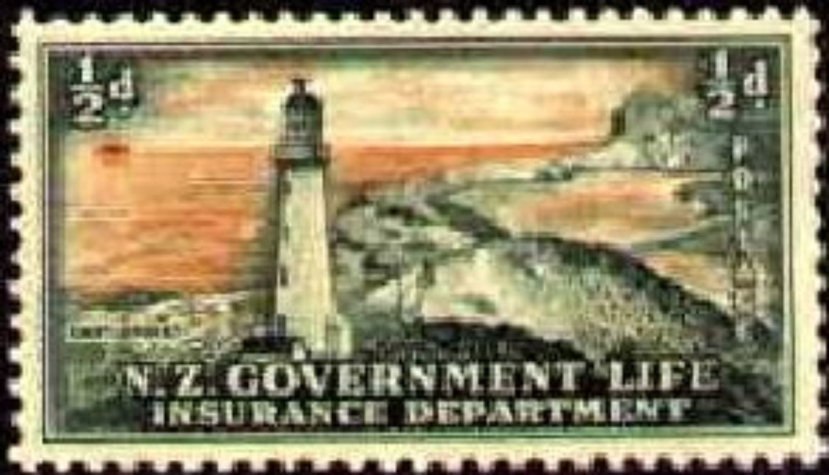 Lighthouse, Castlepoint, New Zealand Stamp SC#OY29 MNH - Nuovi