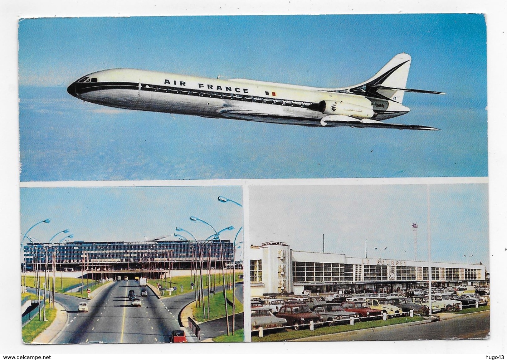 AEROPORT PARIS ORLY - N° 193 - MULTIVUES - AEROGARES D'ORLY ET DU BOURGET AVEC AVION - CITROEN 2CV - 75 - Aéroports De Paris