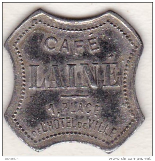 42 - LOIRE. Saint-Etienne, Café  Lainé , 15 Centimes - Monétaires / De Nécessité
