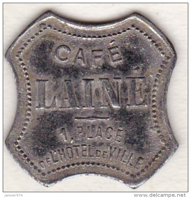 42 - LOIRE. Saint-Etienne, Café  Lainé , 15 Centimes - Noodgeld