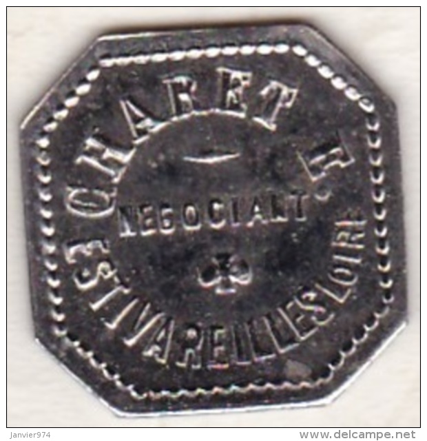 42 - LOIRE. Estivareilles . Charet , Négociant ,75 Centimes - Monétaires / De Nécessité