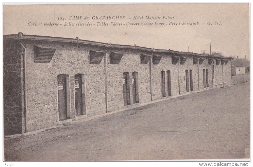 Bk - Cpa CAMP De GRAVANCHES - Hôtel Majestic Palace (prison) - Autres & Non Classés