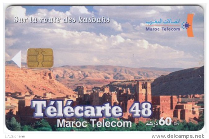 MAROC A-226 Chip Telecom - Landscape, Old Town - Used - Morocco