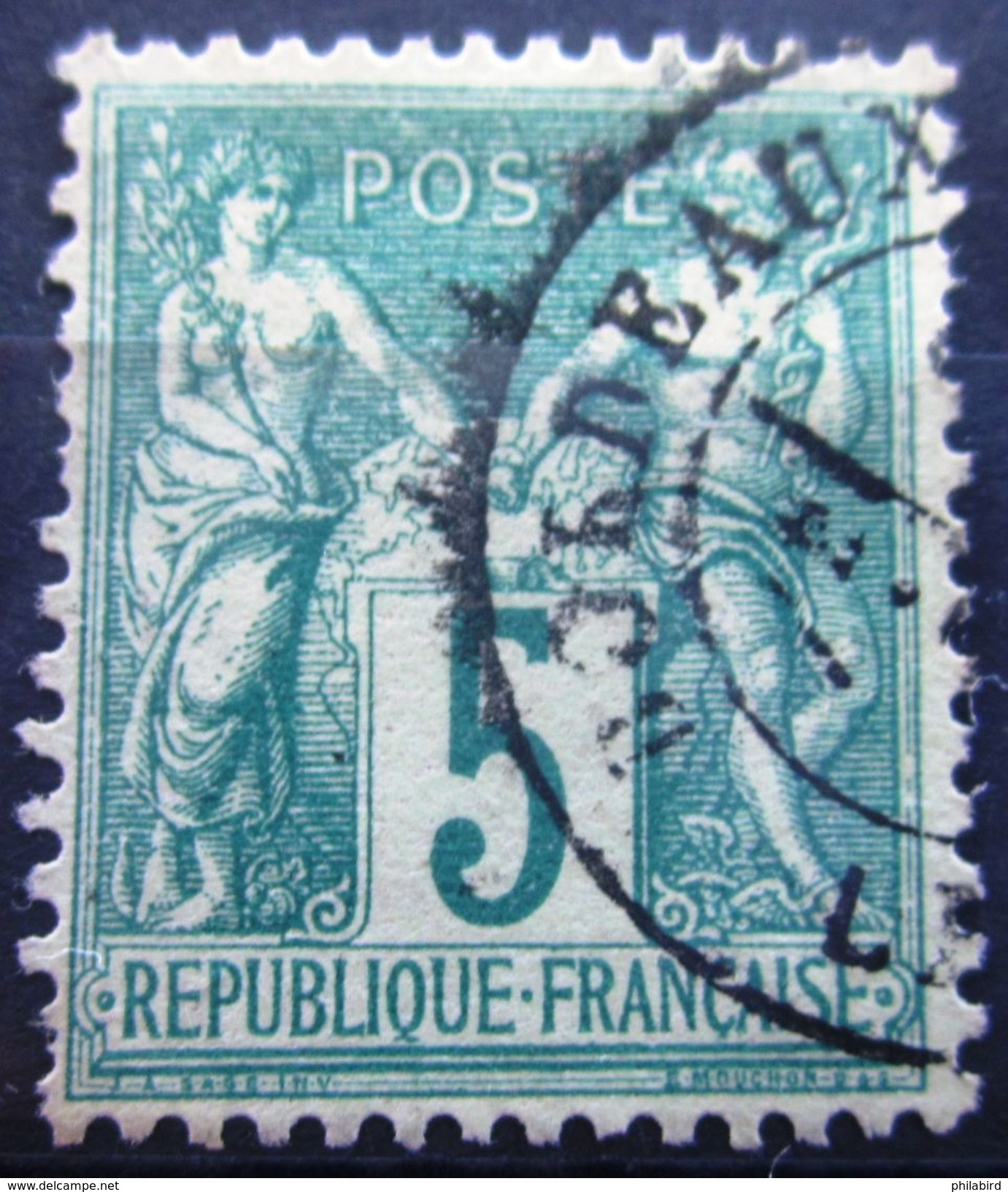 FRANCE              N° 64                  OBLITERE - 1876-1878 Sage (Type I)