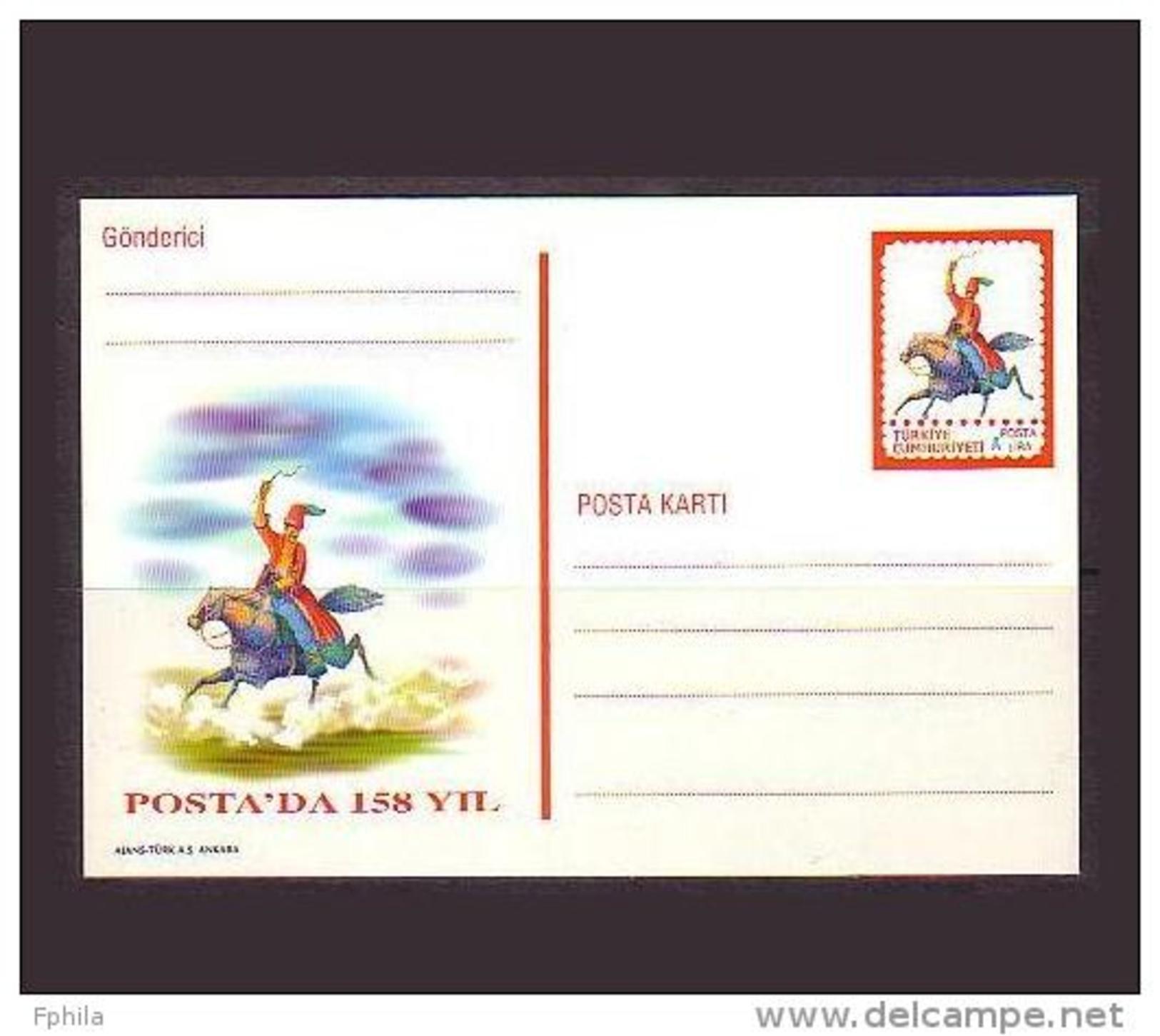 1998 TURKEY 158 YEARS IN POST POSTCARD - Enteros Postales