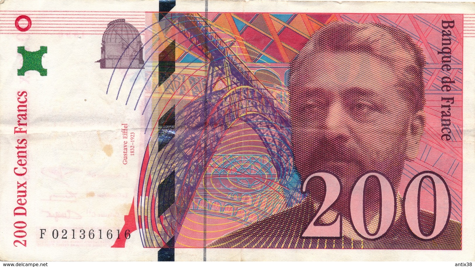 G502 - Billet De 200 Francs EIFFEL 1996 - 200 F 1995-1999 ''Eiffel''