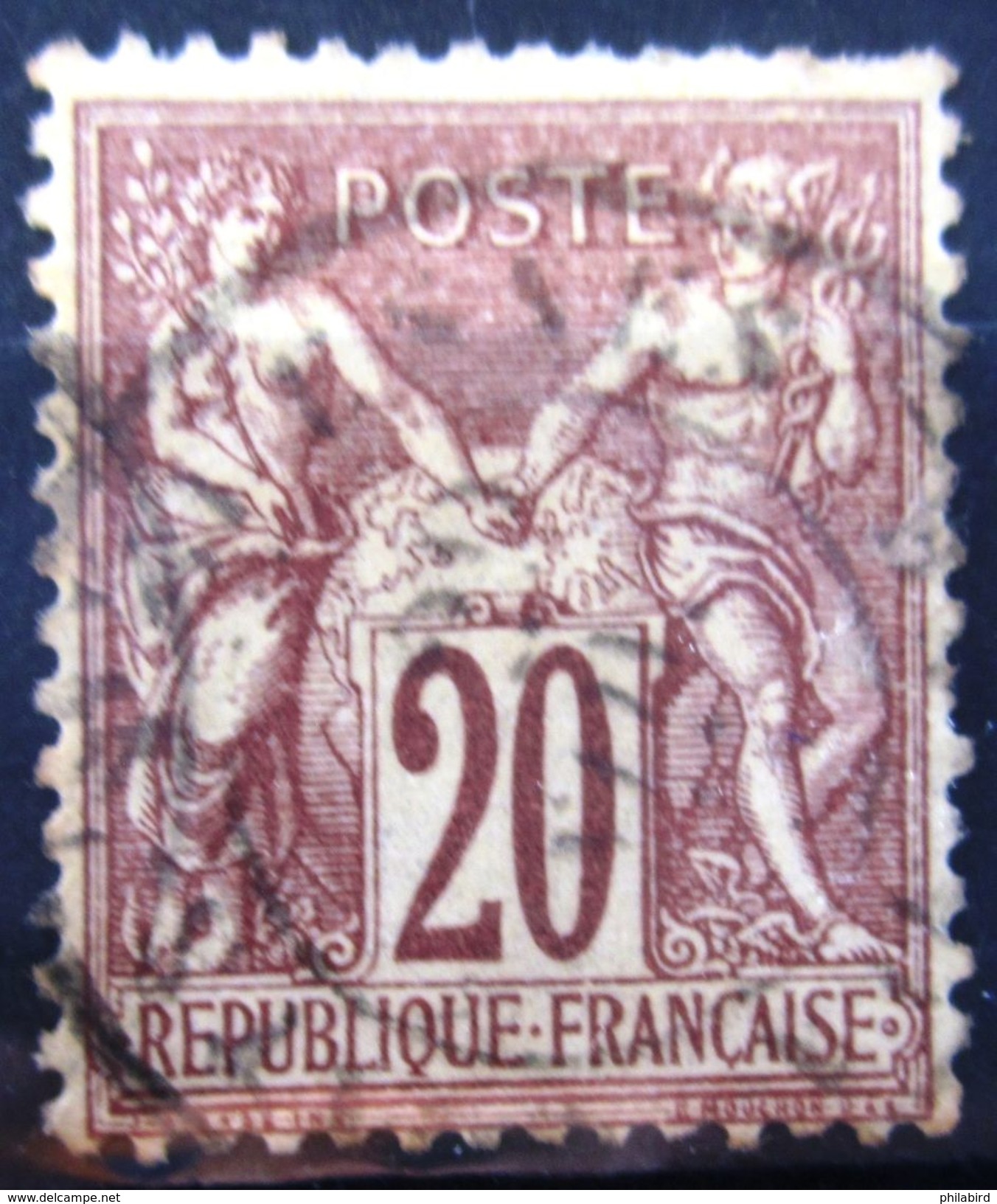 FRANCE              N° 67                  OBLITERE - 1876-1878 Sage (Type I)