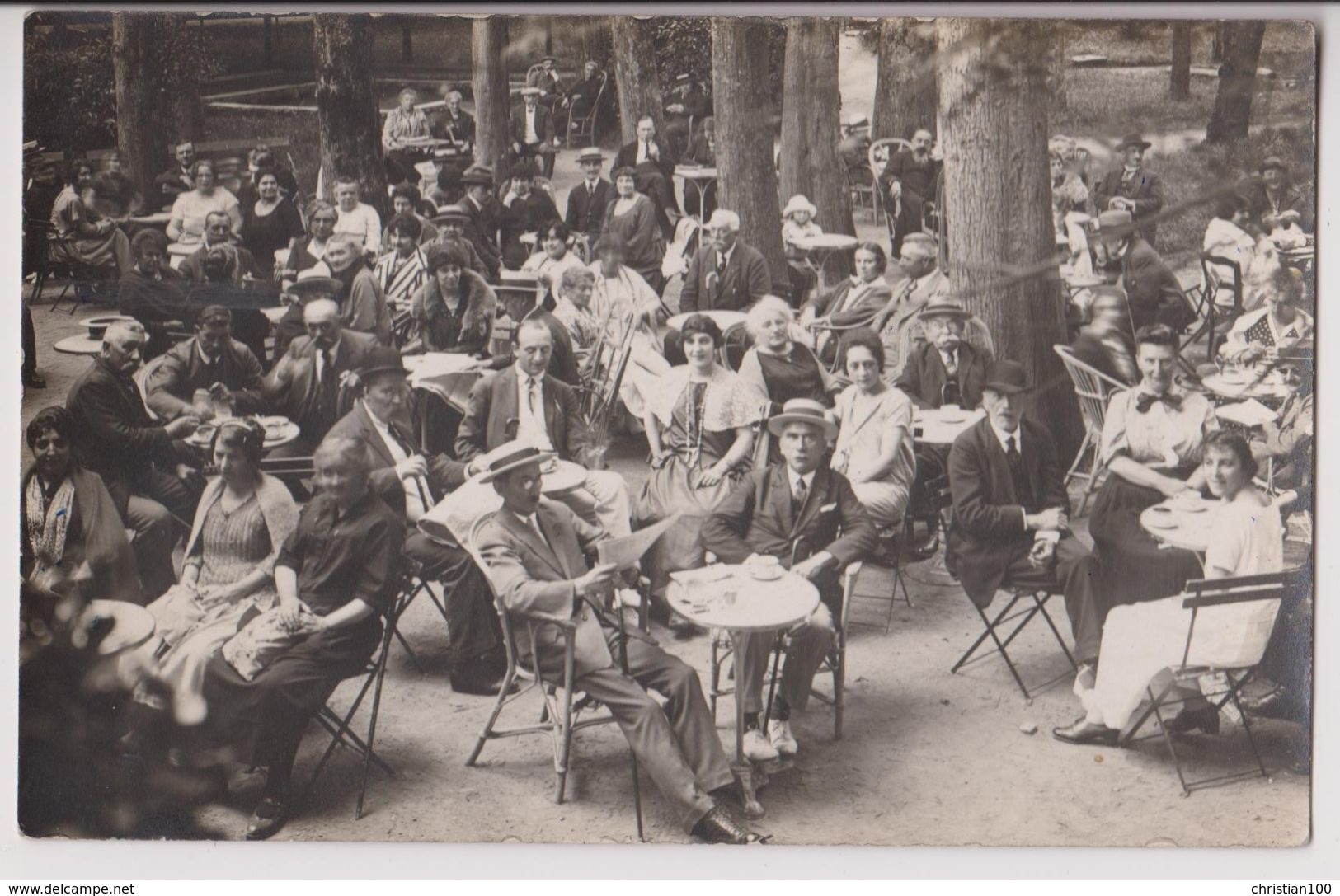 LOT DE 10 CARTES PHOTOS NON SITUEES - PEPINIERE - PROCESSION - TERRASSE DE CAFE - METIER - .CARTE PHOTO - 10 SCANS - - 5 - 99 Postcards