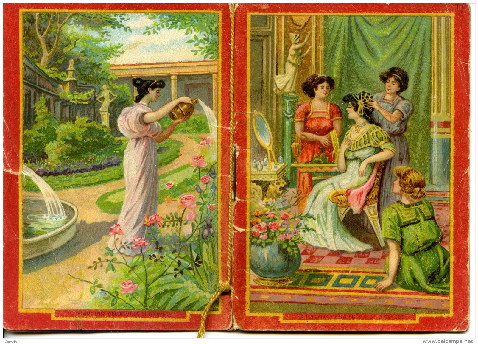 CALENDARIETTO 1911 - "POMPEI" - (SENZA PUBBLICITA&acute;) - Kleinformat : 1901-20