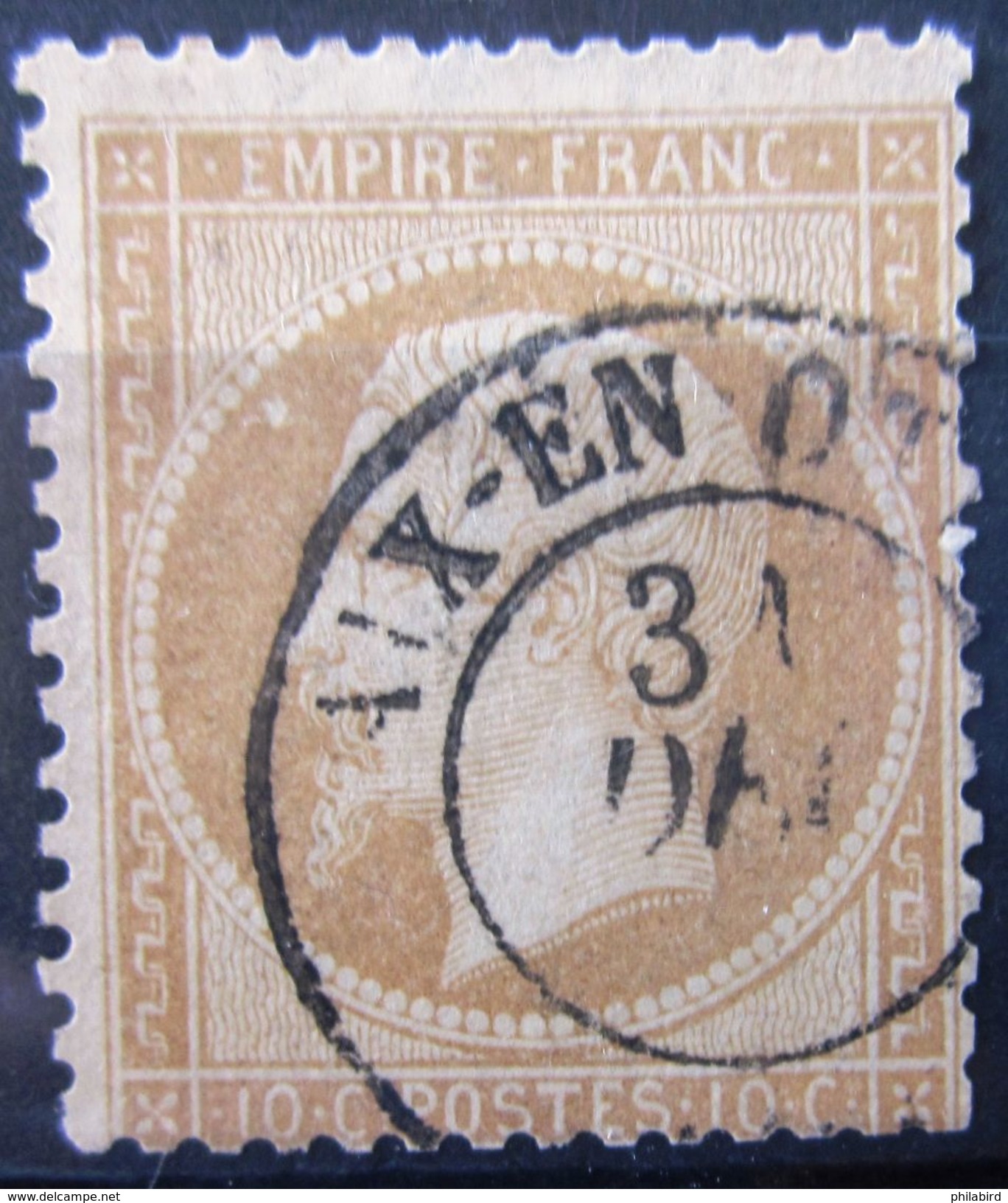 FRANCE              N° 21                  OBLITERE - 1862 Napoléon III