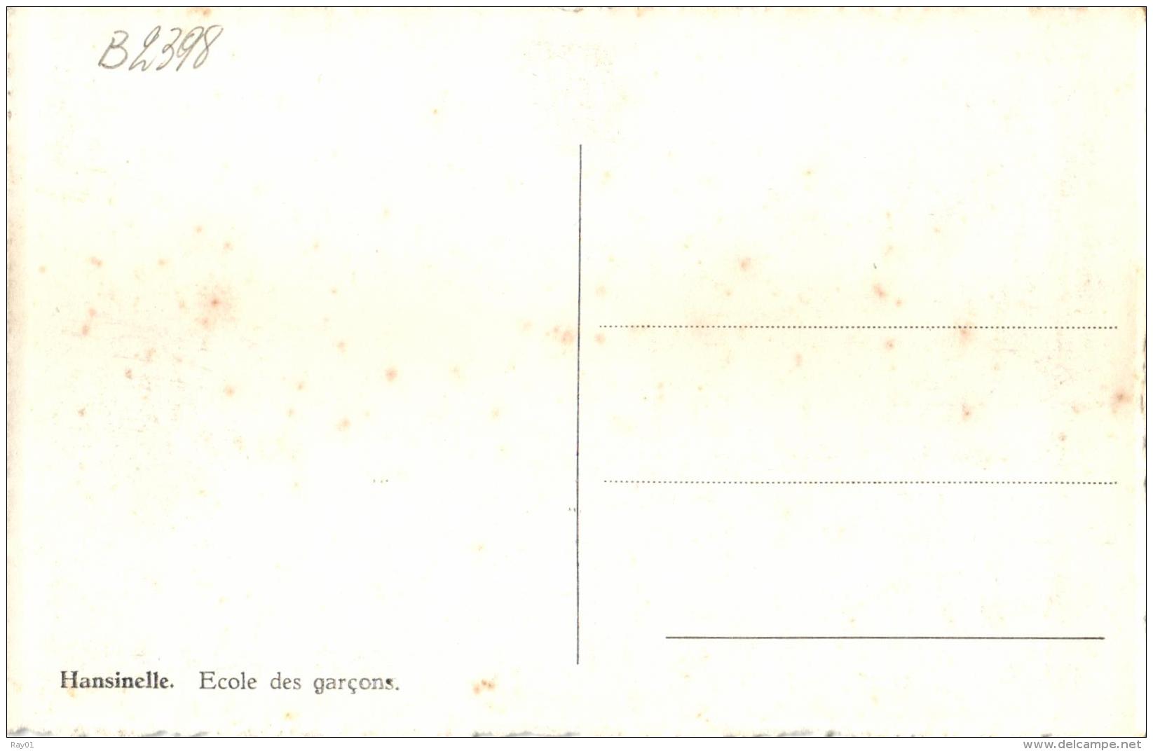 BELGIQUE - NAMUR - FLORENNES - HANZINELLE - HANSINELLE - Ecole Des Garçons. - Florennes