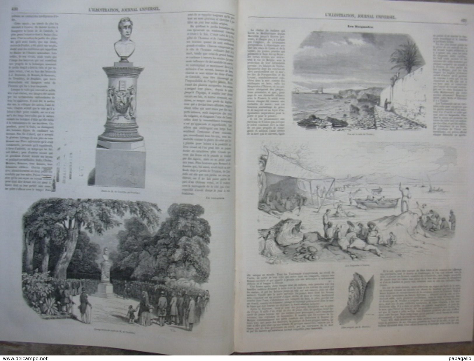 L'ILLUSTRATION N° 131 TROMBE MALAUNAY MONVILLE/ TOULON/ LOUIS XVII/ FOURCHAMBAULT 30 Aout 1845 - 1800 - 1849