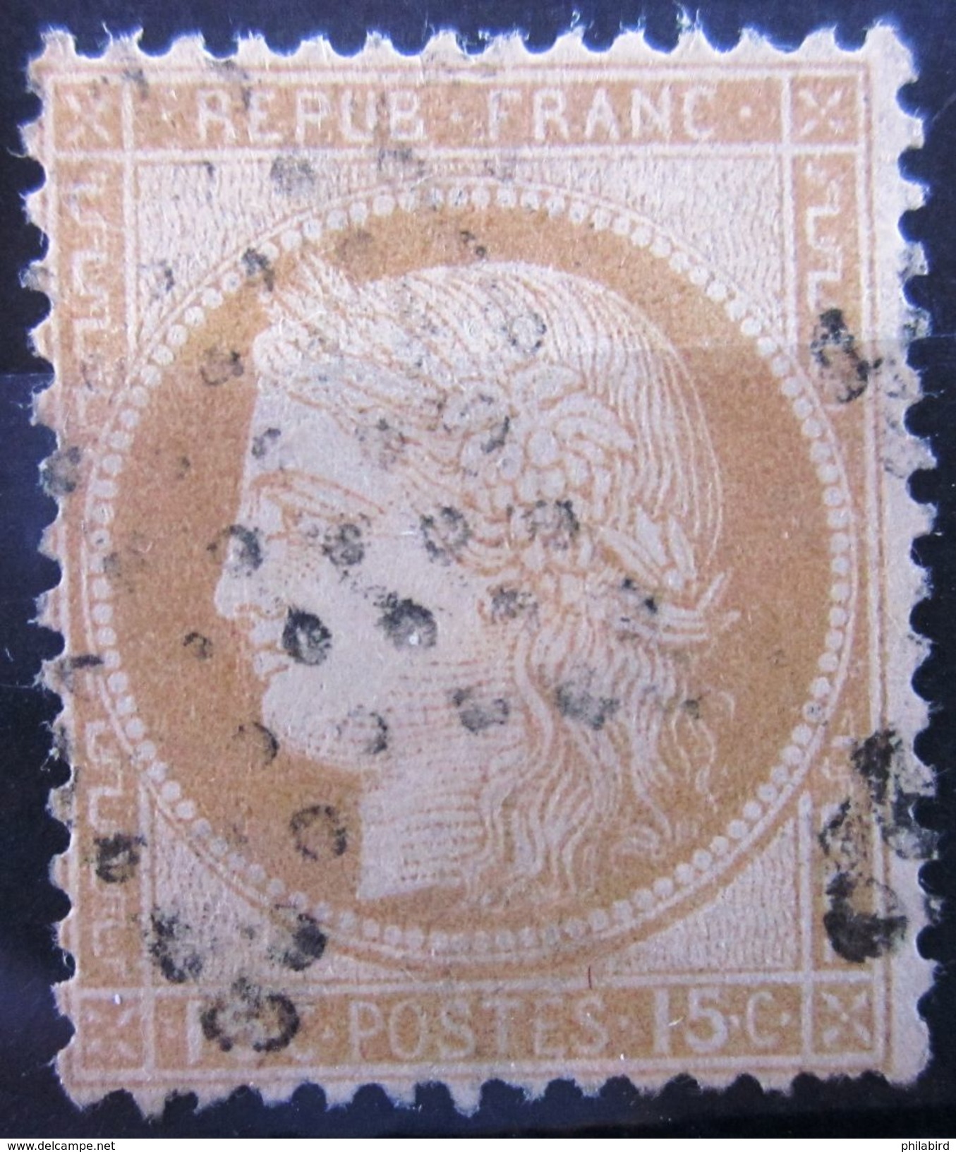 FRANCE              N° 55                     OBLITERE - 1871-1875 Ceres