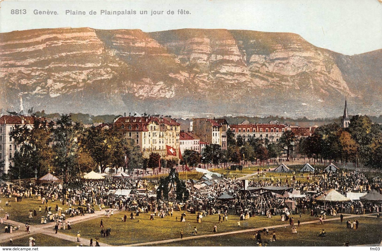 Genève Manège Fête Plaine De Plainpalais - Genève