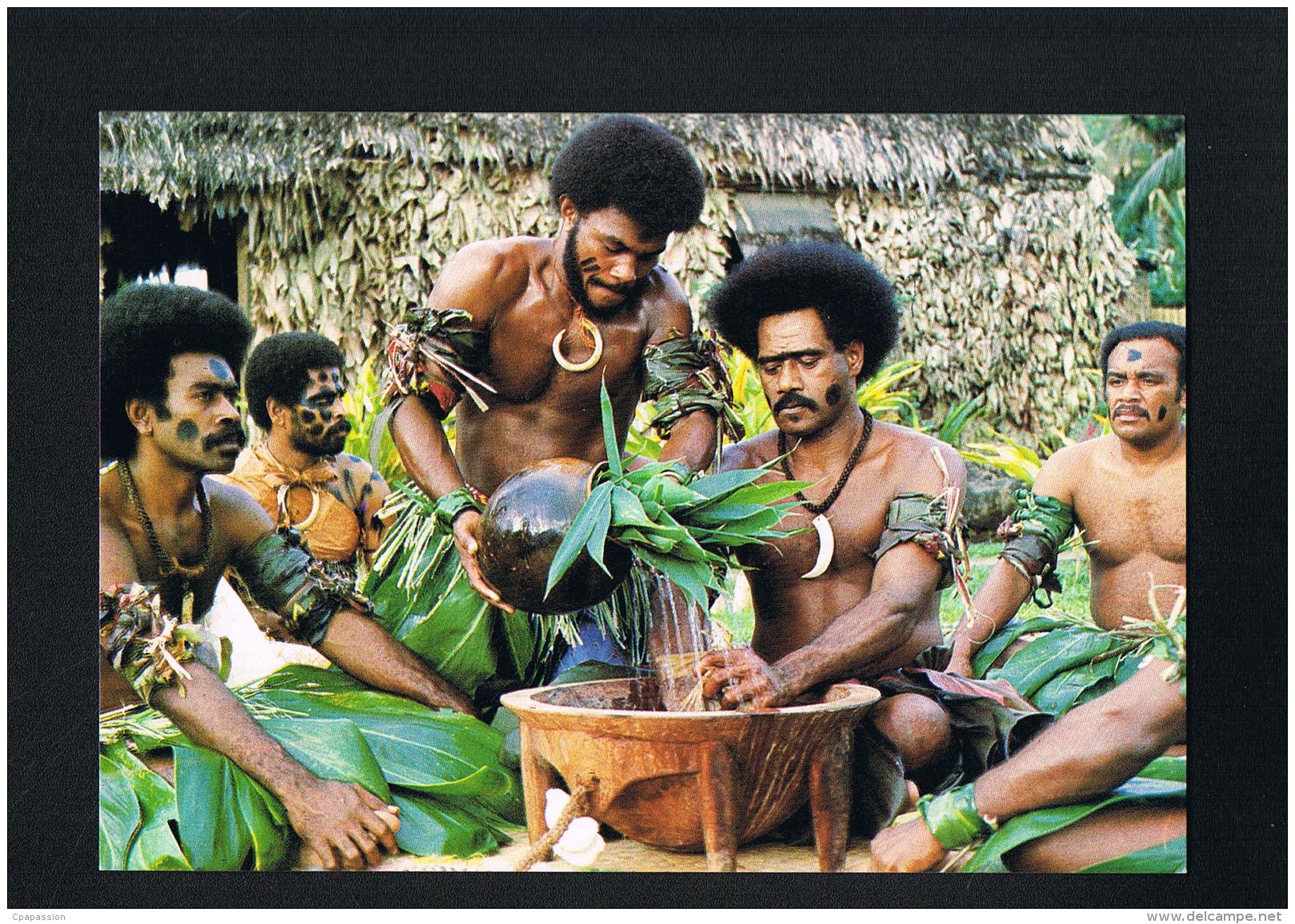 FIJI- ILES FIDJI-MATANITU KO VITI -Kawa Ceremony   -cpsm- Paypal Sans Frais - Fiji