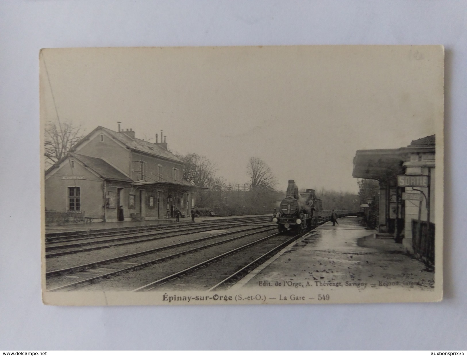 ÉPINAY SUR ORGE - LA GARE - TRAIN - 91 - Epinay-sur-Orge