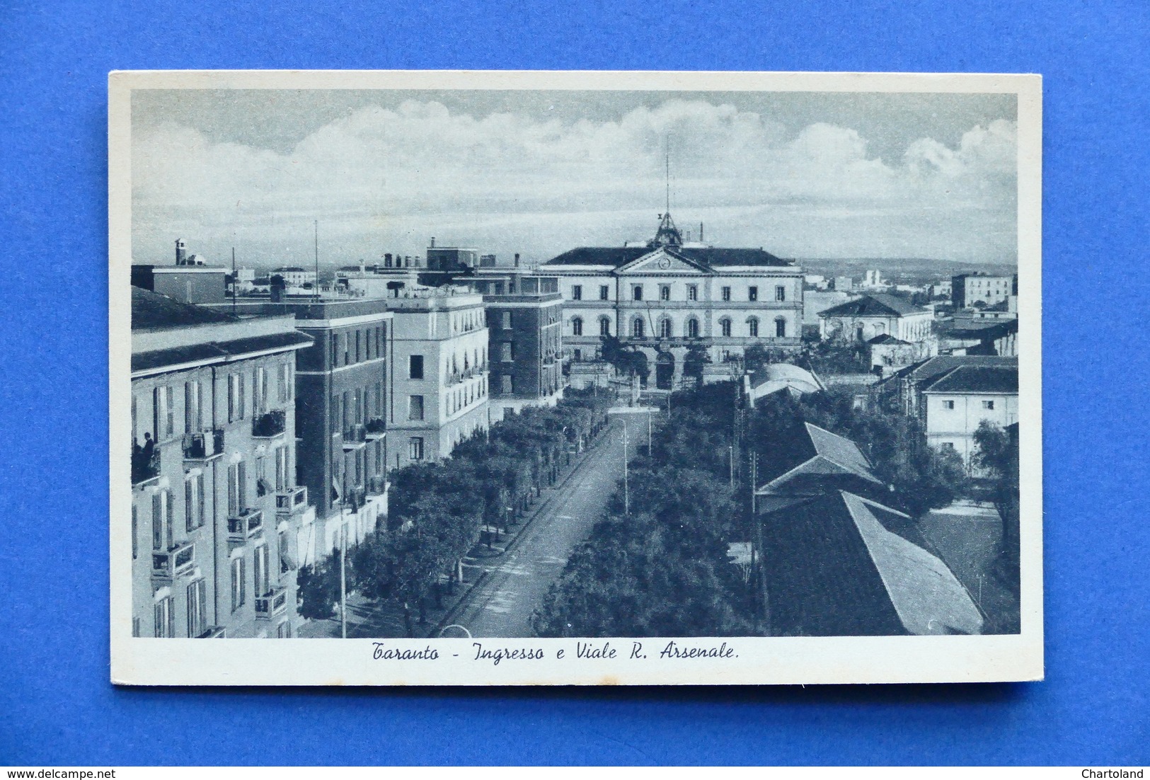 Cartolina Taranto - Ingresso E Viale R. Arsenale - 1920 Ca. - Taranto