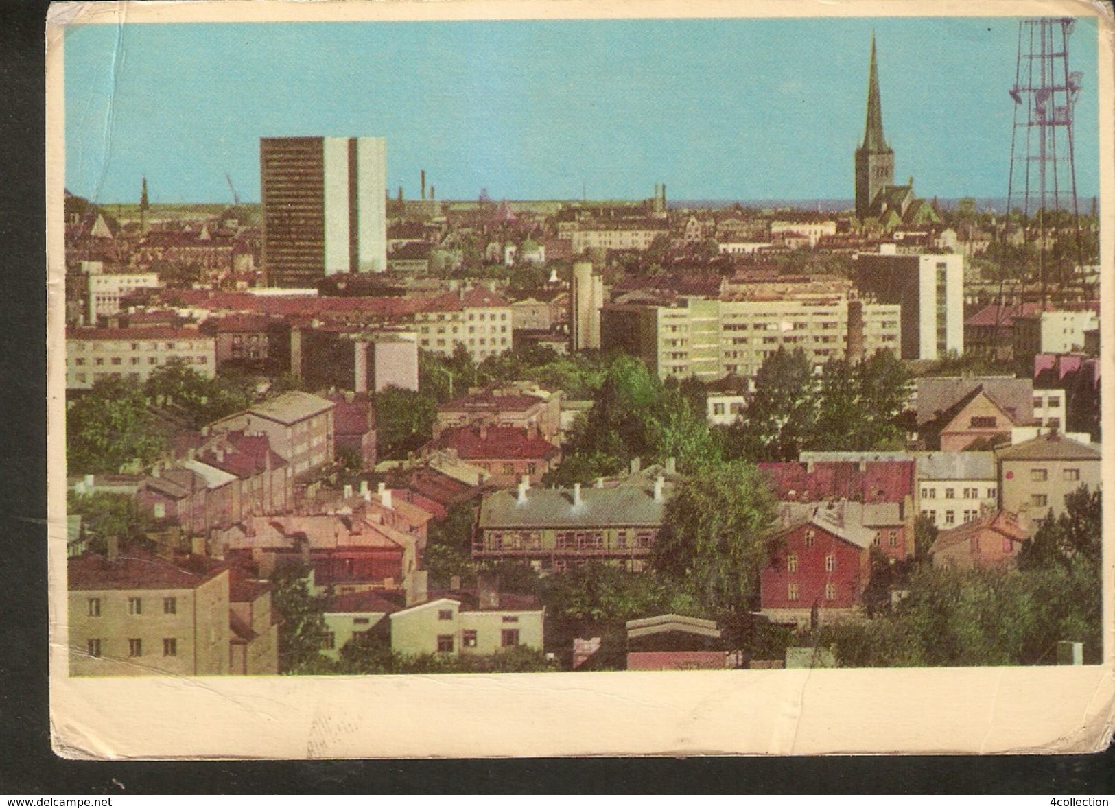 K2. Estonia USSR Soviet Unposted Postcard Eesti NSV Tallinn Vaade Linnale Estonian SSR View Of Tallinn - Estonia