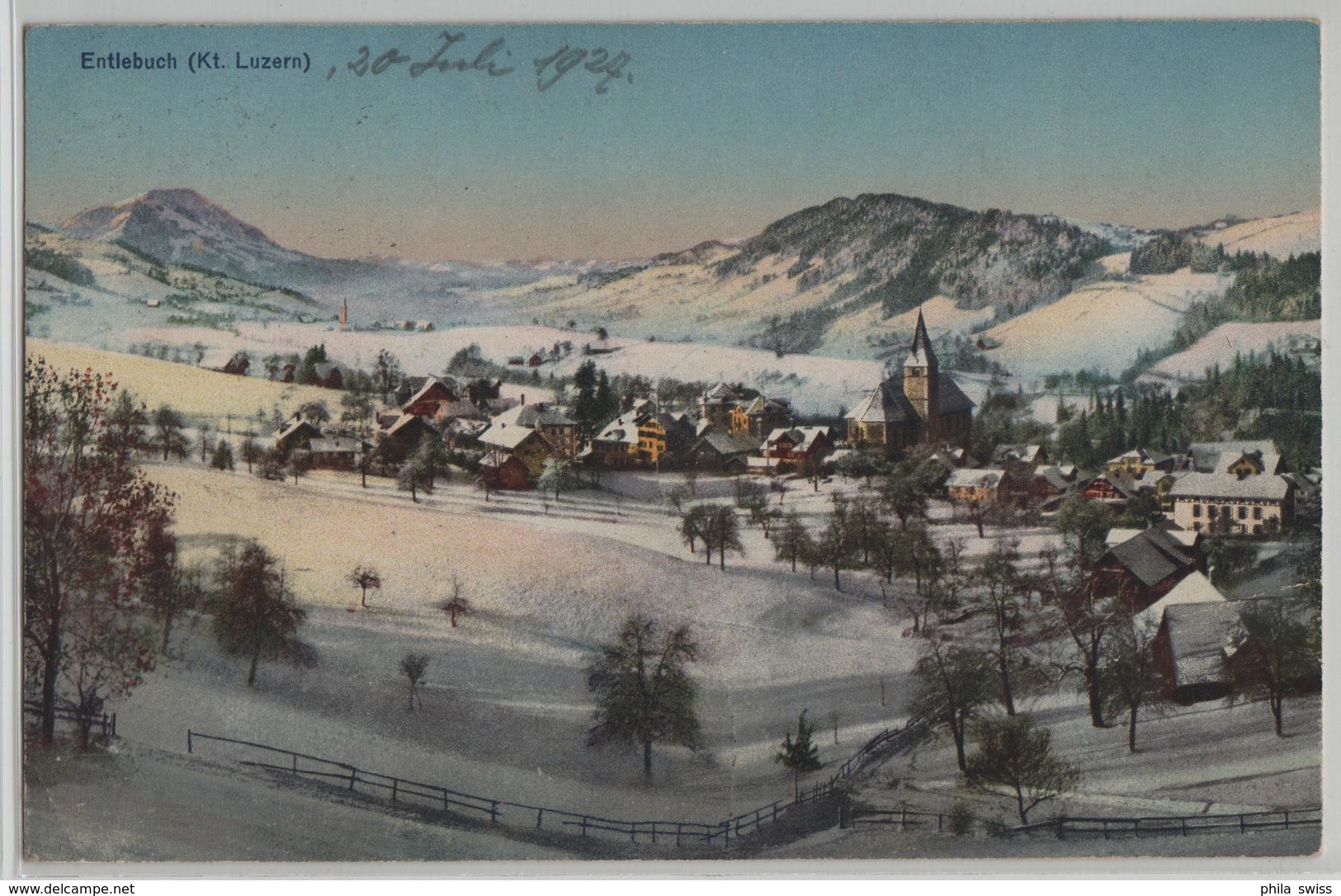 Entlebuch - Generalansicht Im Winter En Hiver - Photo: E. Goetz - Entlebuch