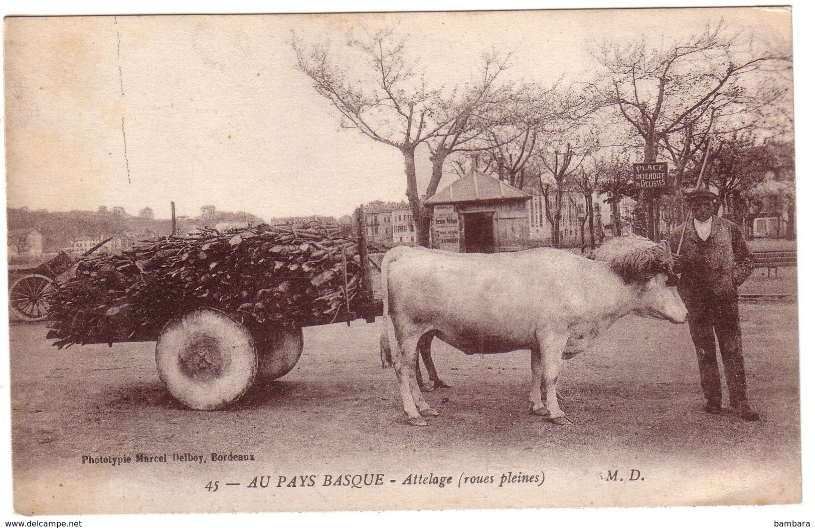 AU PAYS BASQUE - Attelage ( Roues Pleines) - Autres & Non Classés