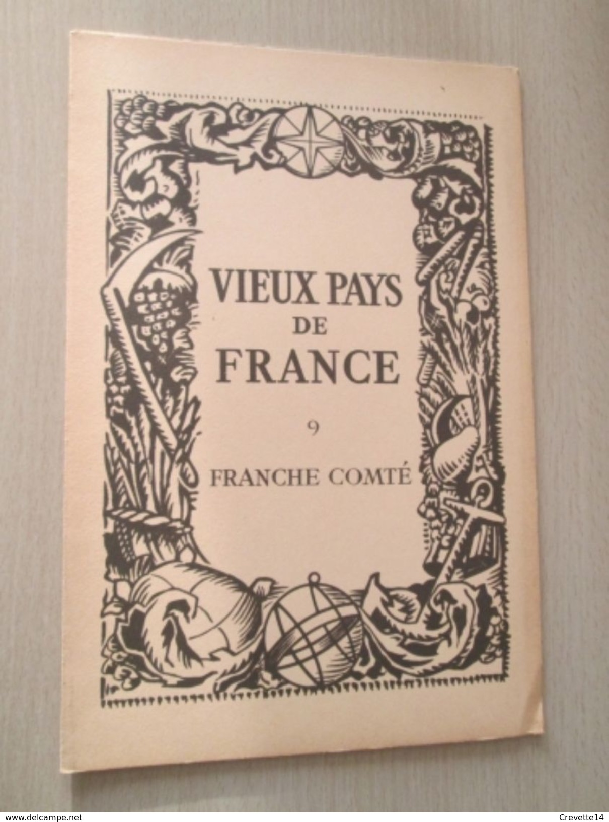 DIV0714 : Jolie Repro De Carte Ancienne Années 1600/1700 ? FRANCHE COMTE (série "VIEUX PAYS DE FRANCE" N°9) , Objet Publ - Cartes Géographiques