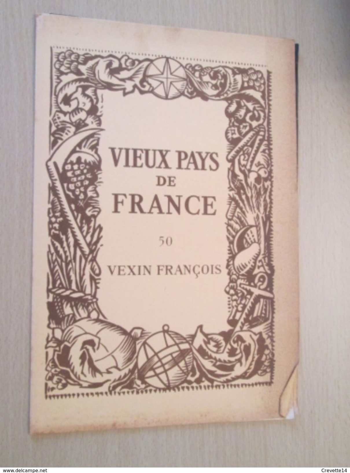 DIV0714 : Jolie Repro De Carte Ancienne Années 1600/1700 ?  VEXIN FRANCAIS (série "VIEUX PAYS DE FRANCE" N°56) , Objet P - Cartes Géographiques