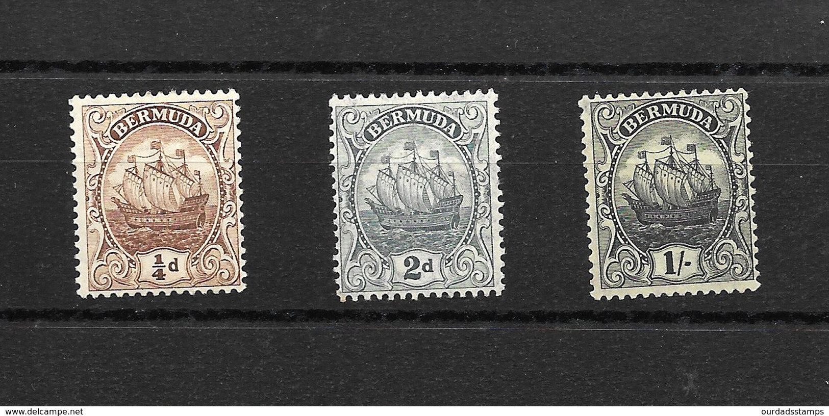 Bermuda 1910 KEVII, Small Selection Of Mint Stamps To 1/- Wmk Mult Crown (5331) - Bermuda