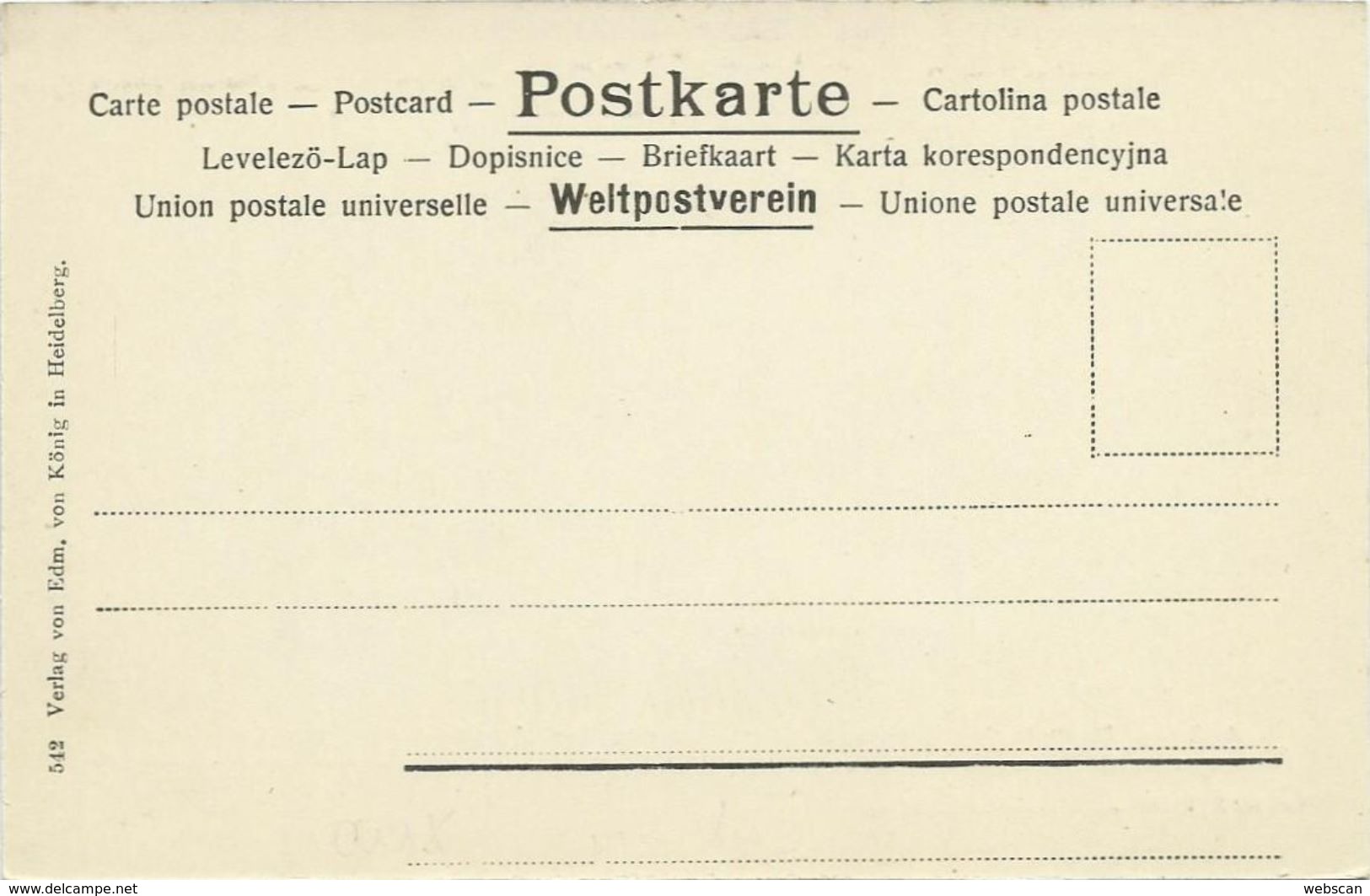 AK Neckarsteinach Ortsansicht Bahnlinie ~1900 #02 - Heppenheim