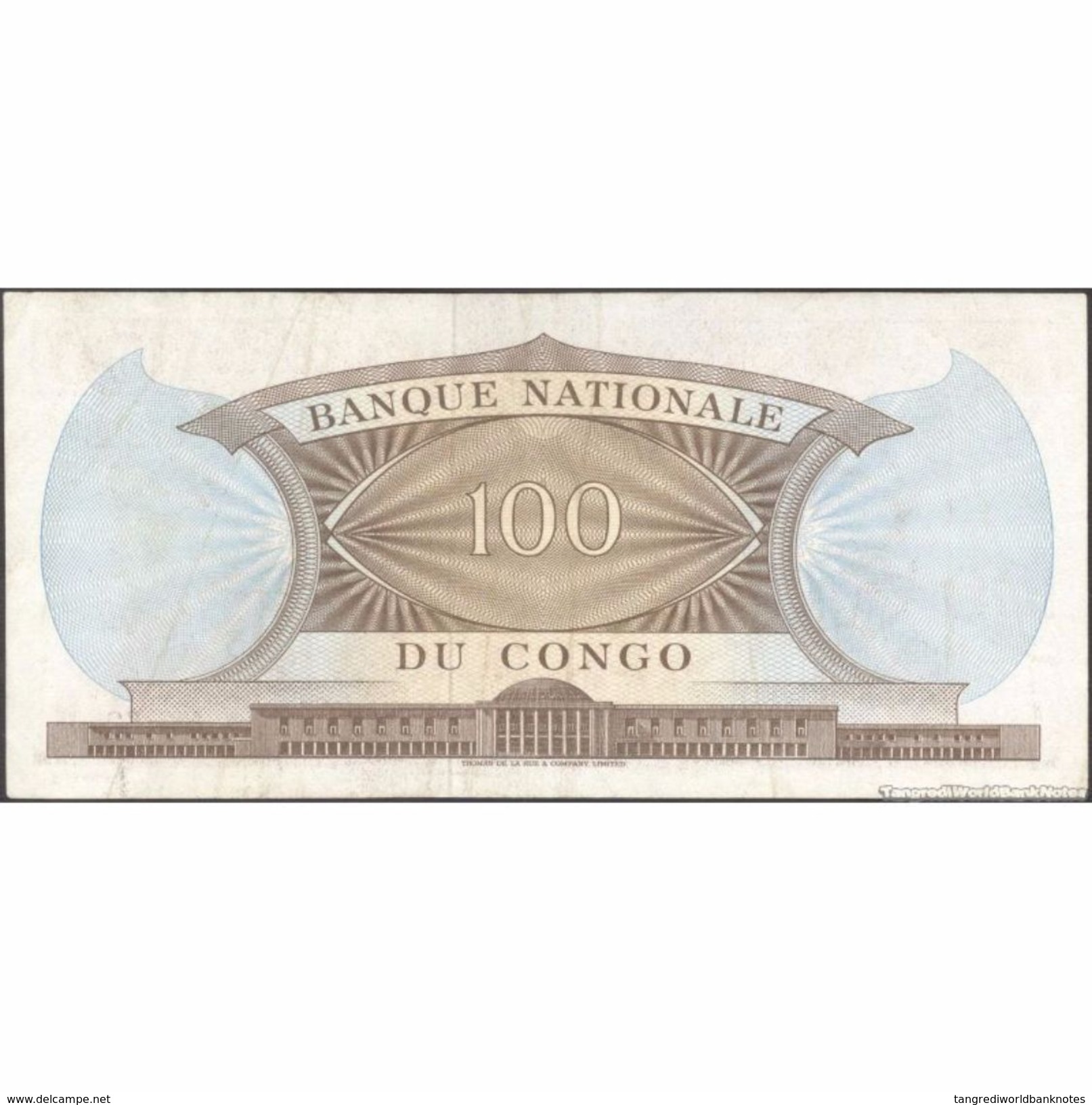 TWN - CONGO 6a - 100 Francs 1.3.1962 GA 387208 AVF - Non Classificati