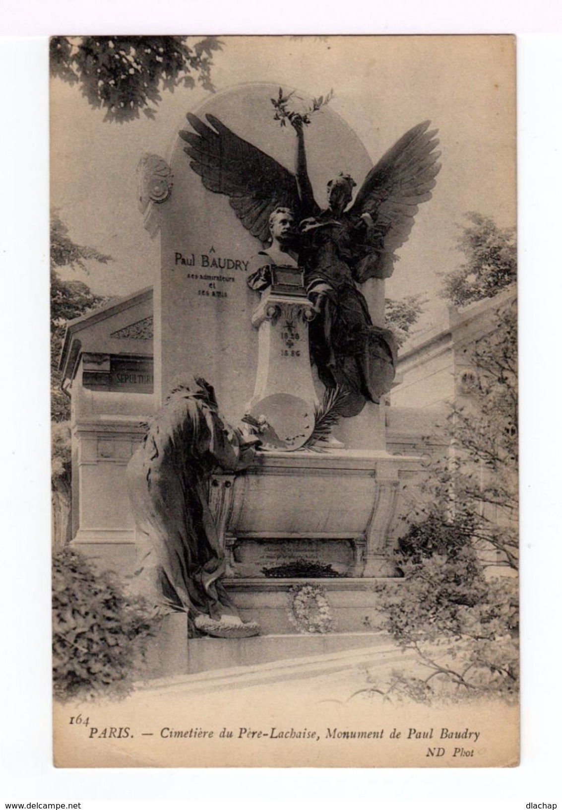 Paris Cimetière Du Père Lachaise. Monument De Paul Baudry. (2084r) - Andere Monumenten, Gebouwen