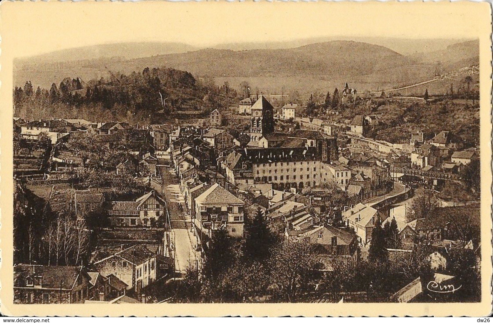 Eymoutiers (Haute Vienne) - Vue Générale - Collection Cyne-Vacher, Carte CIM Non Circulée - Eymoutiers