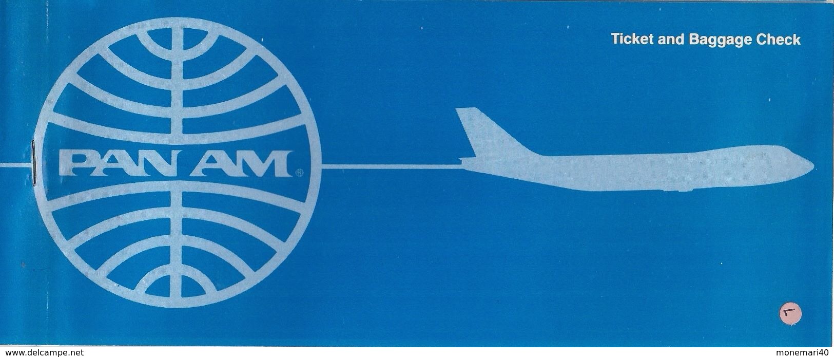 PAN AM - TICKET AND BAGGAGE CHECK - Monde