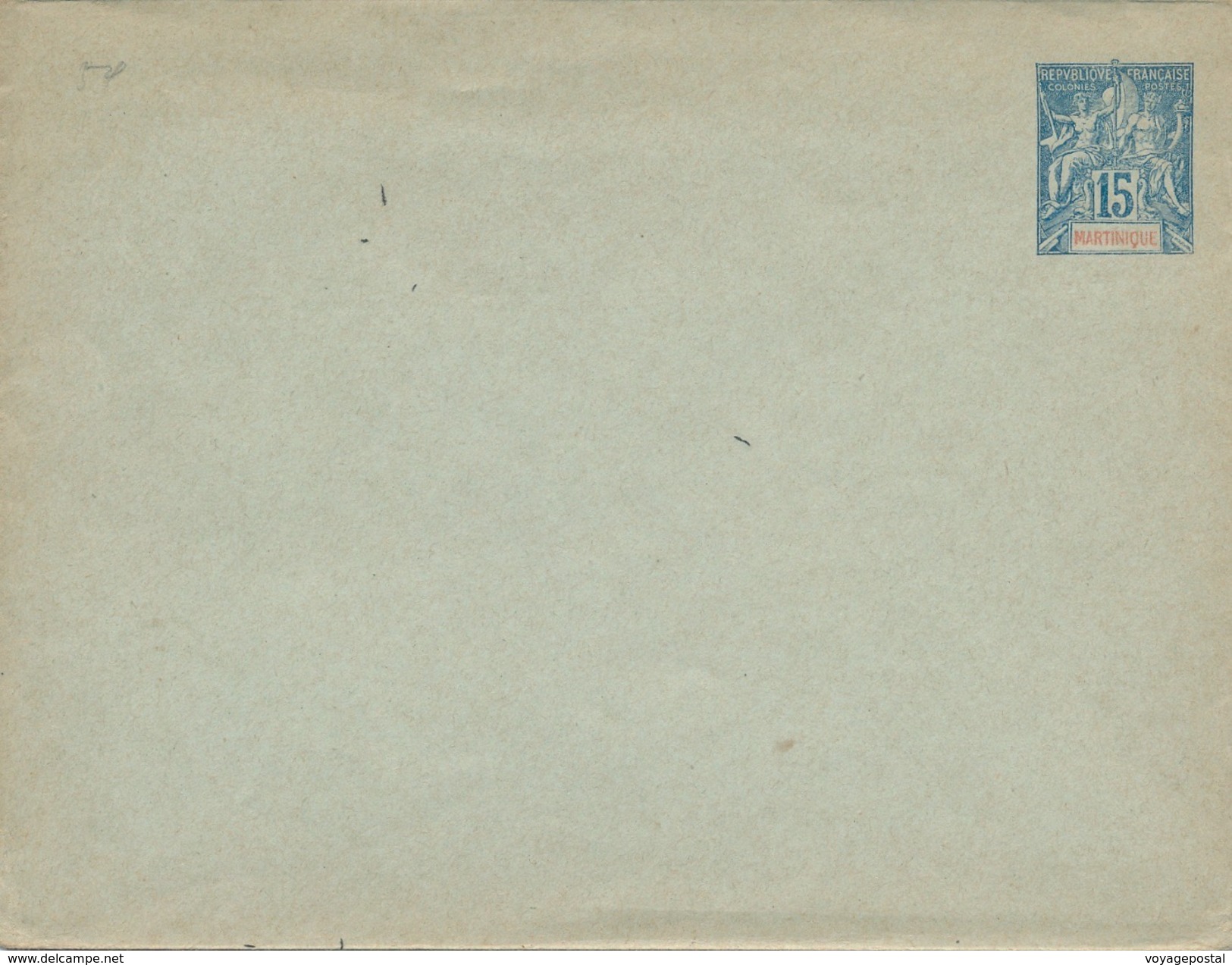 Entier Postal Martinique 15c - Lettres & Documents