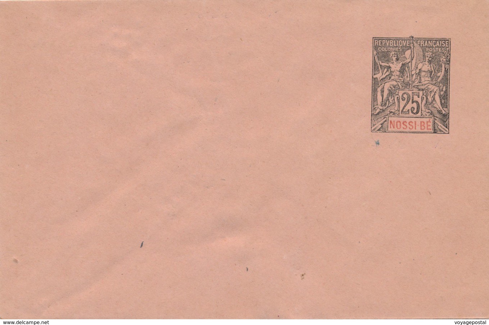 Entier Postal Nossi-bé 25c - Storia Postale