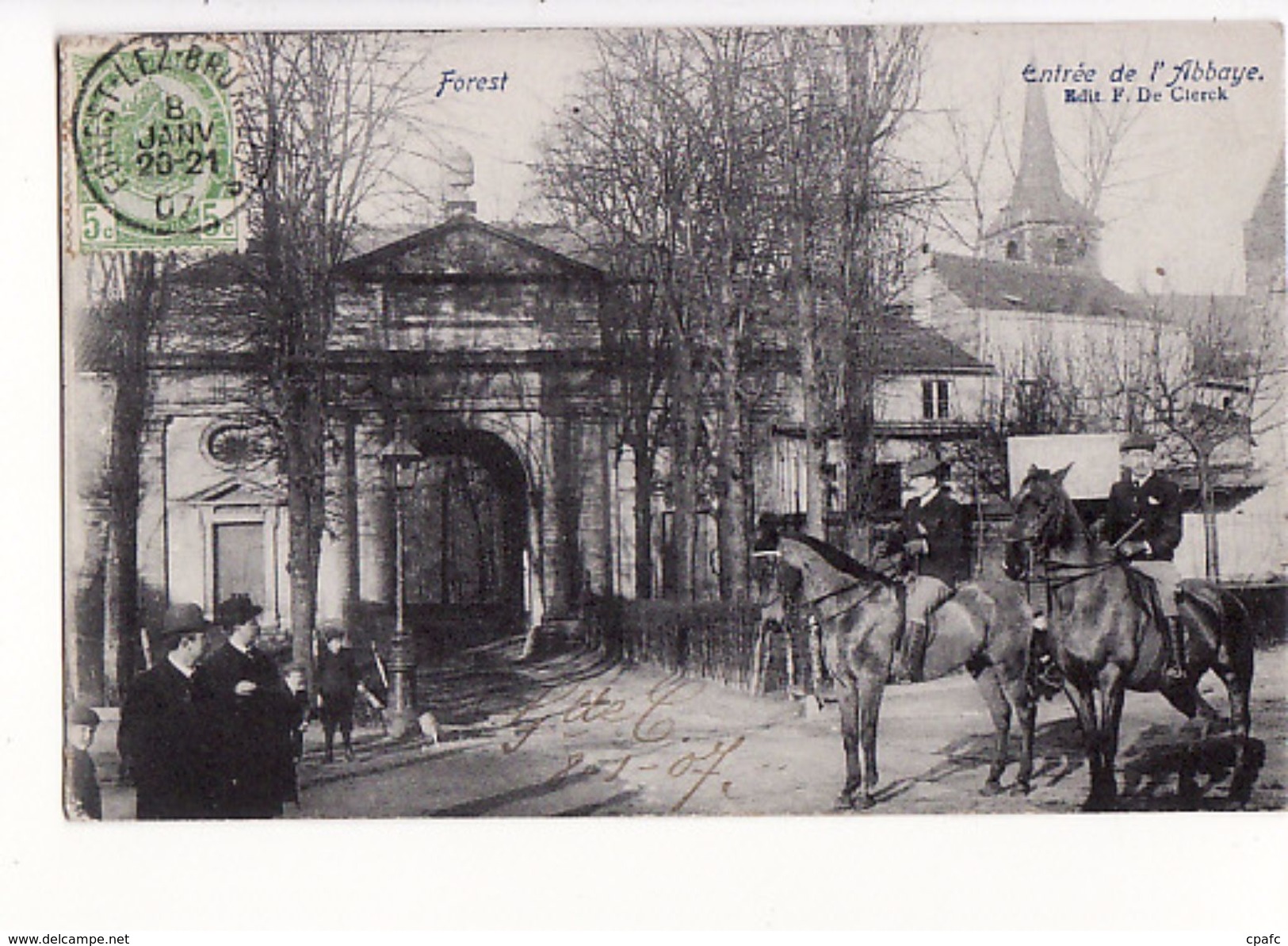 Belgique - Forest - Entrée De L'Abbaye / Editions F. De Clerck - Forest - Vorst