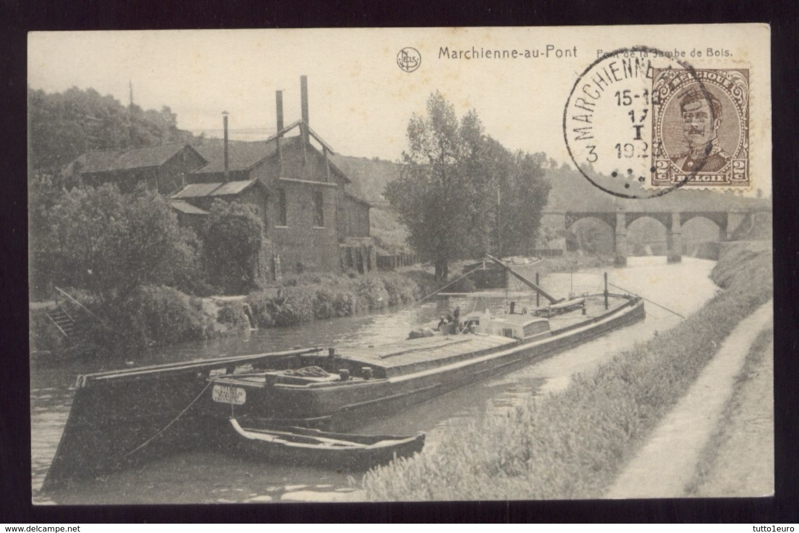 BELGIO -  MARCHIENNE AU PONT - 1923 - PONT DE LA JAMBE DE BOIS - Charleroi