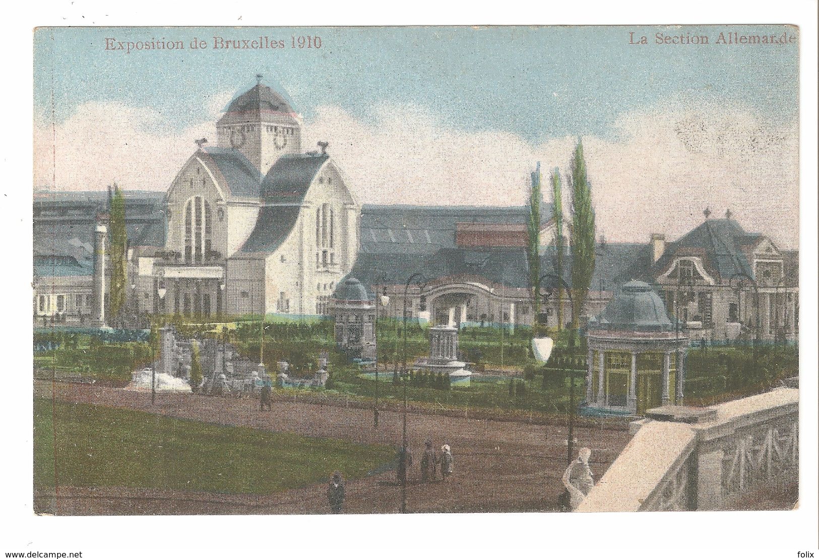 Brussel / Bruxelles - Exposition De Bruxelles 1910 - Le Grand Bassin Et Le Jeux D'eau - Expositions Universelles