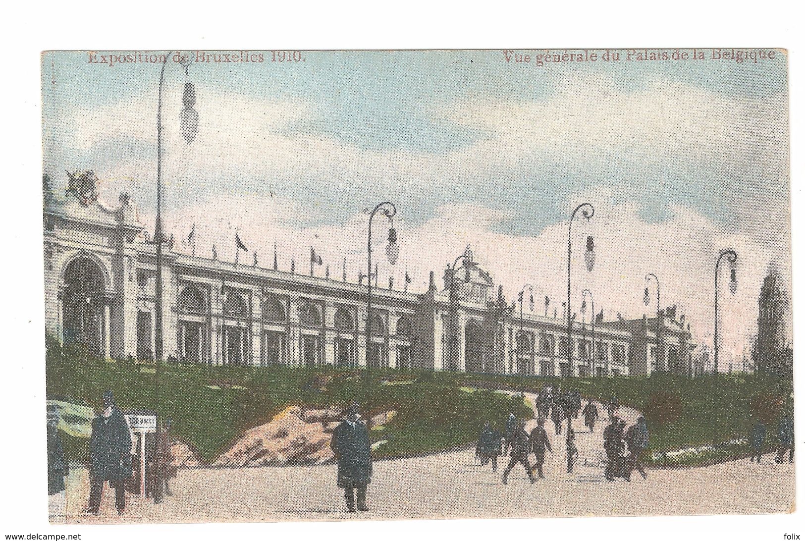 Brussel / Bruxelles - Exposition De Bruxelles 1910 - Vue Générale Du Palais De La Belgique - Expositions Universelles