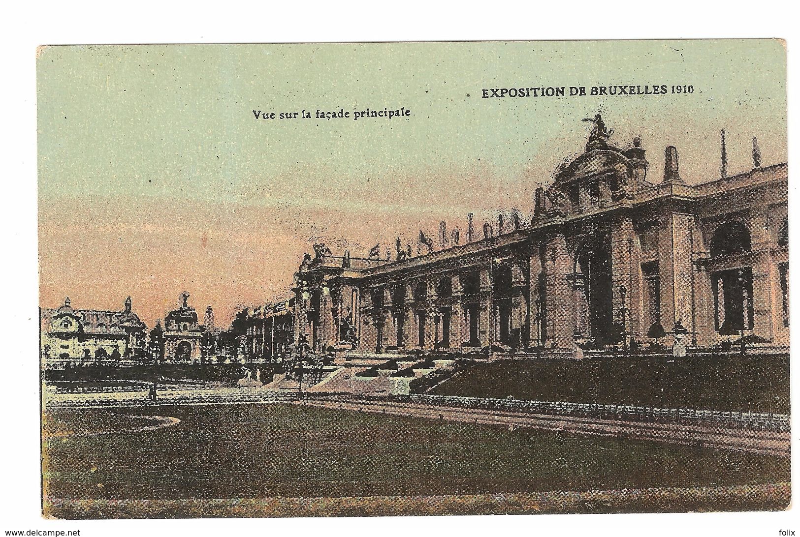 Brussel / Bruxelles - Exposition De Bruxelles 1910 - Vue Sur La Façade Principale - Expositions Universelles