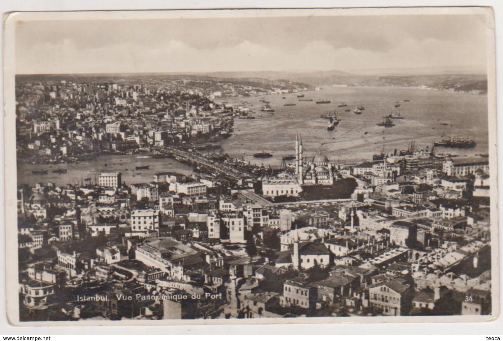 POSTCARD TURKEY 1933 , INSTANBUL, TURKEY, POST CARD 1933, CIRCULATED INSTABUL AT CRAIOVA ROUMANIE, - Turkey