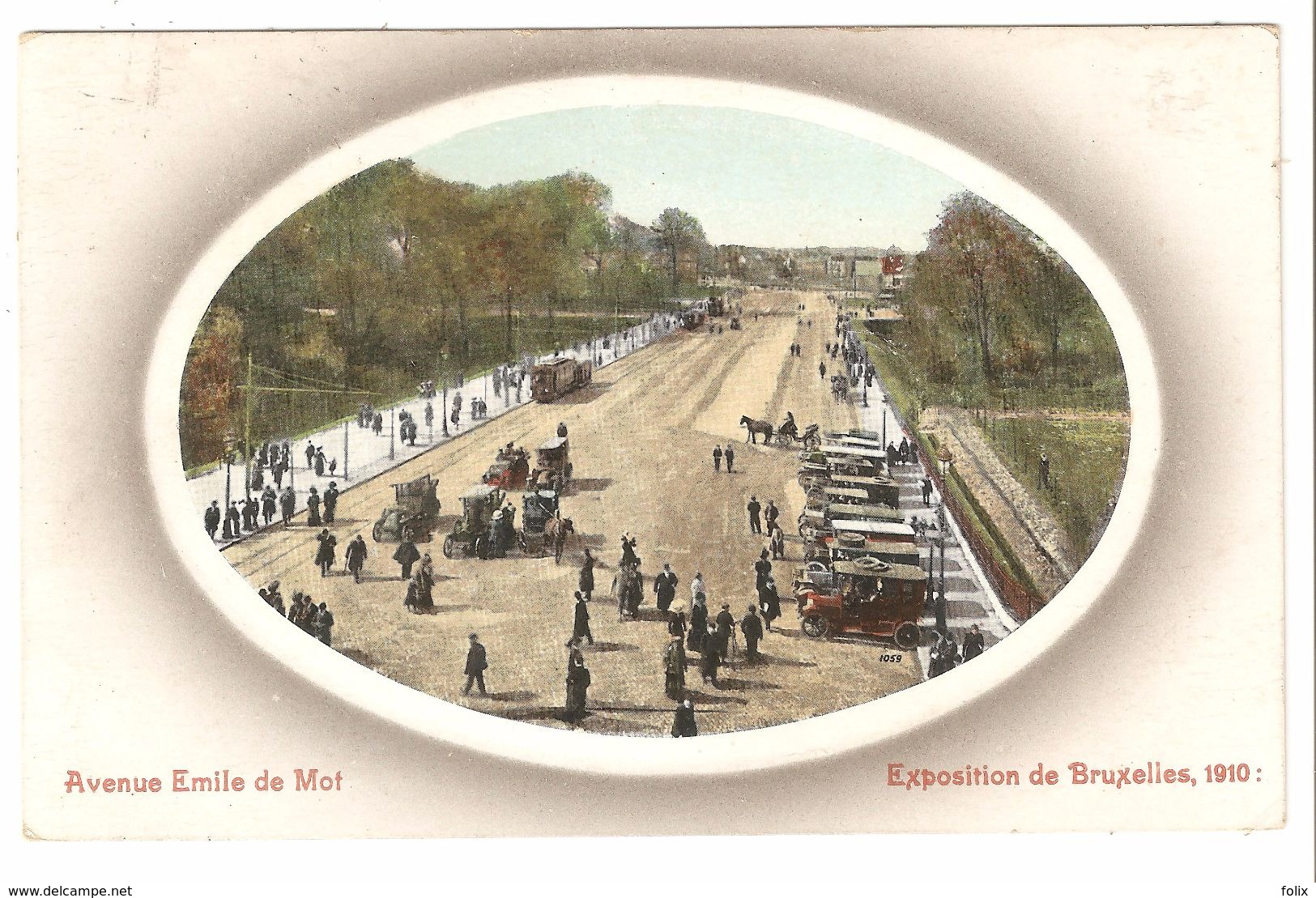 Brussel - Bruxelles - Exposition De Bruxelles 1910 - Avenue Emile De Mot - Expositions Universelles