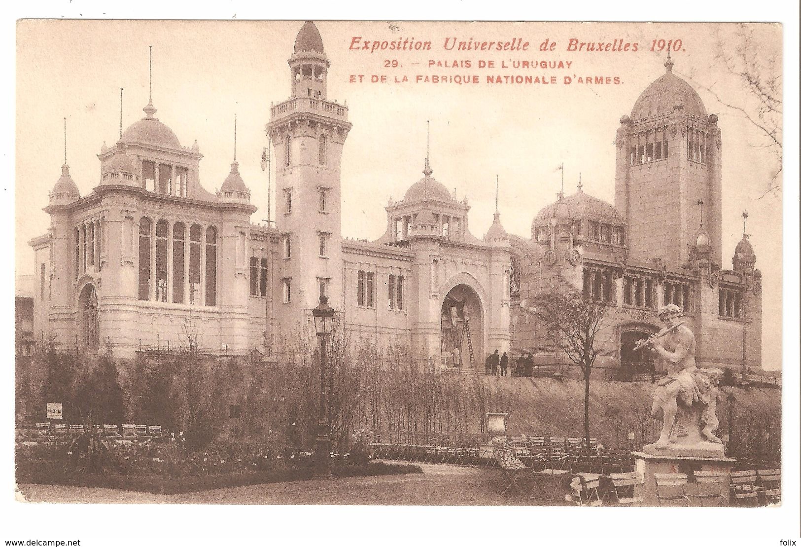 Brussel / Bruxelles - Exposition Universelle De Bruxelles 1910 - Palais De L'Uruguay Et De La Fabrique Nationale D'armes - Expositions Universelles