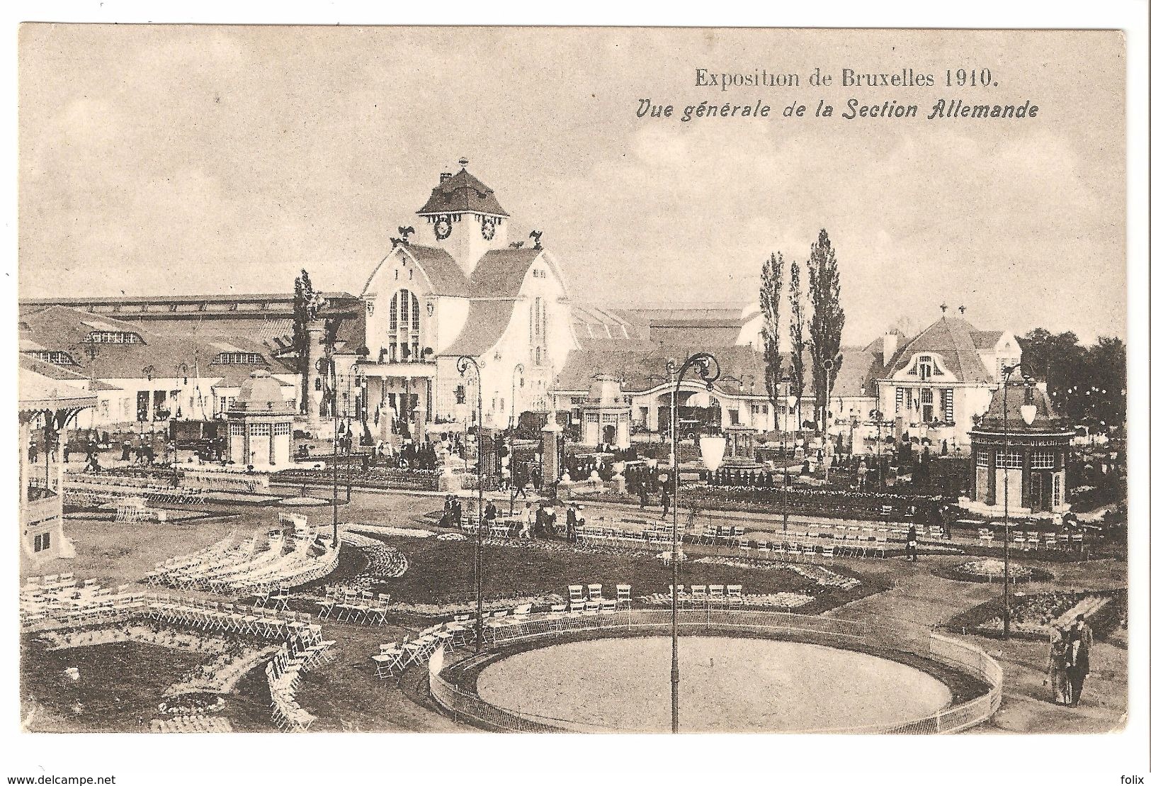 Brussel / Bruxelles - Exposition De Bruxelles 1910 - Vue Générale De La Section Allemande - Sans éditeur - Universal Exhibitions