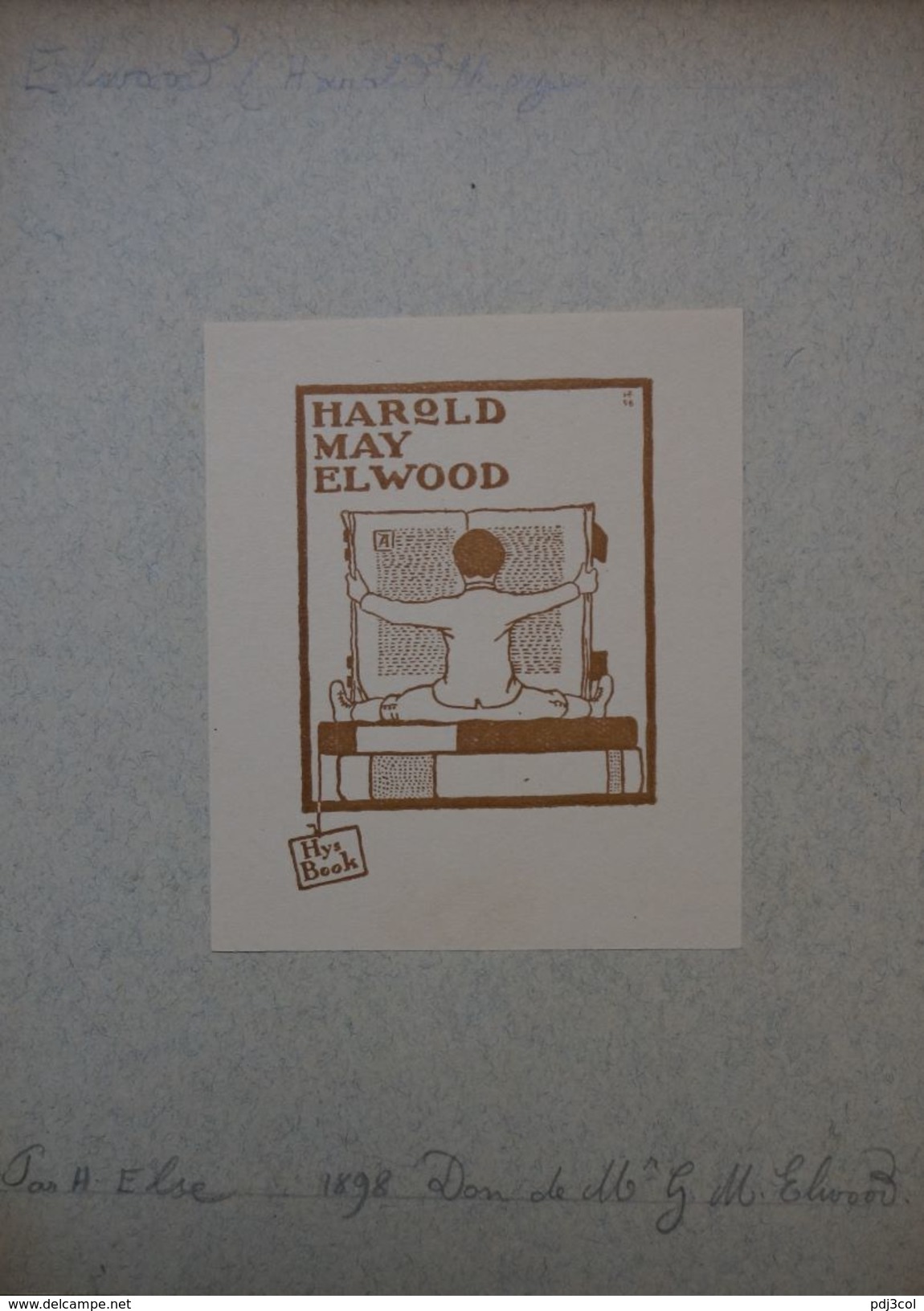 Amérique - Ex-libris Illustré - Harold May ELWOOD - Ex-libris