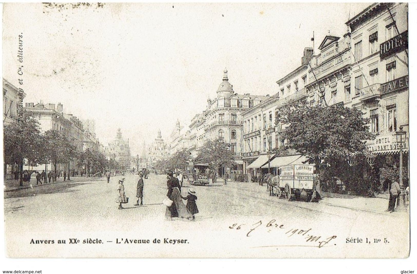 ANVERS Au XXe Siècle - L'Avenue De Keyser - Uitg. Tobidnsky Et Cie Série 1 N° 5 - Grobbendonk