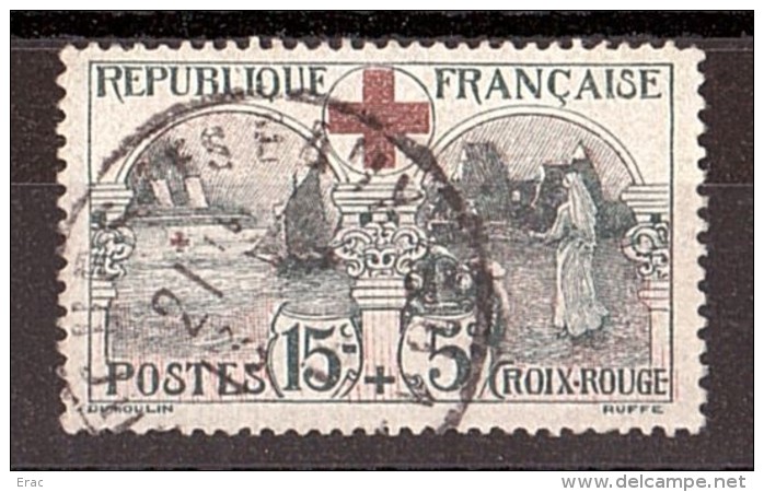 1918 - N° 156 - Croix-Rouge - Oblitérés